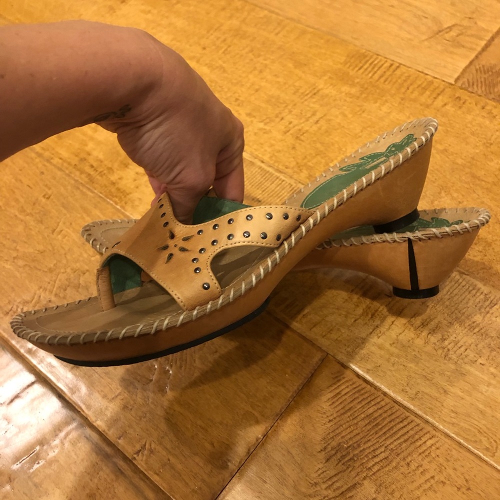 Never worn Indigo sandals